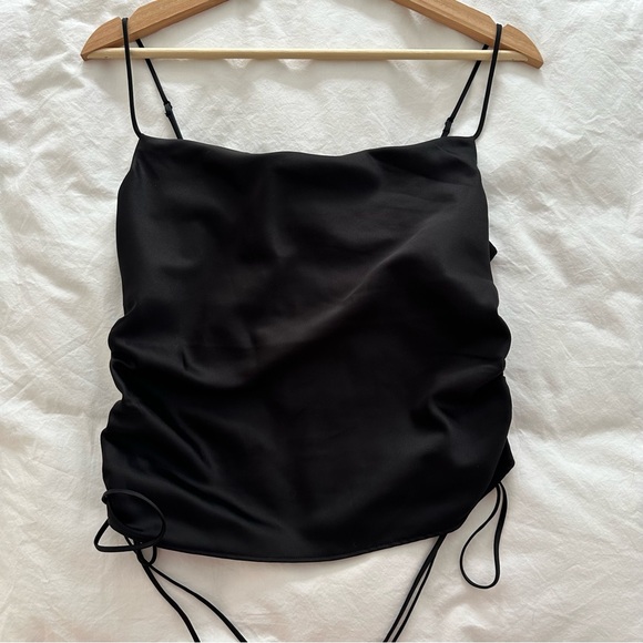 Dynamite Hazel Drawstring Side Cowl Neck Cami - Picture 8 of 8